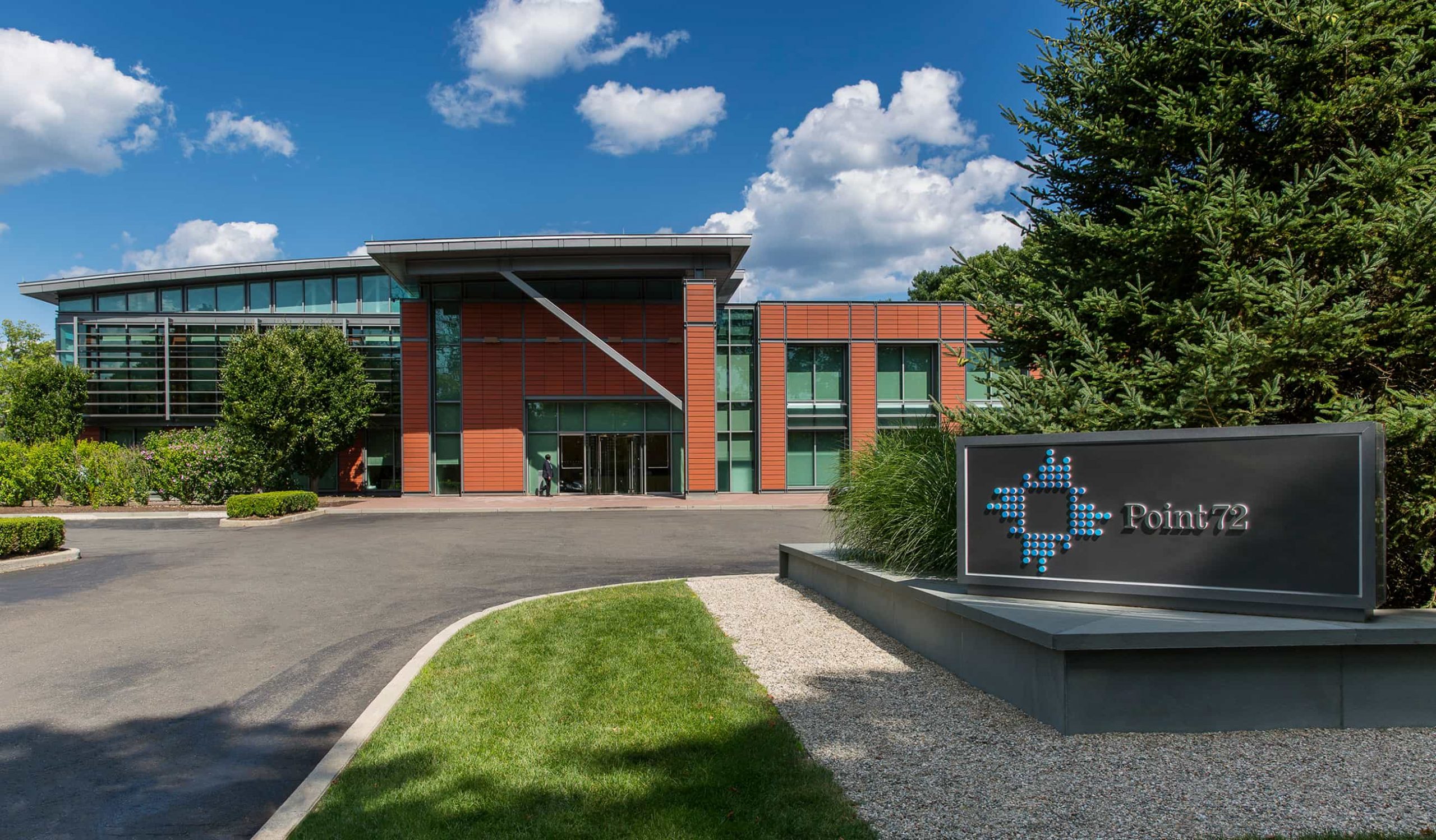 Front of Point72 Stamford Headquarters