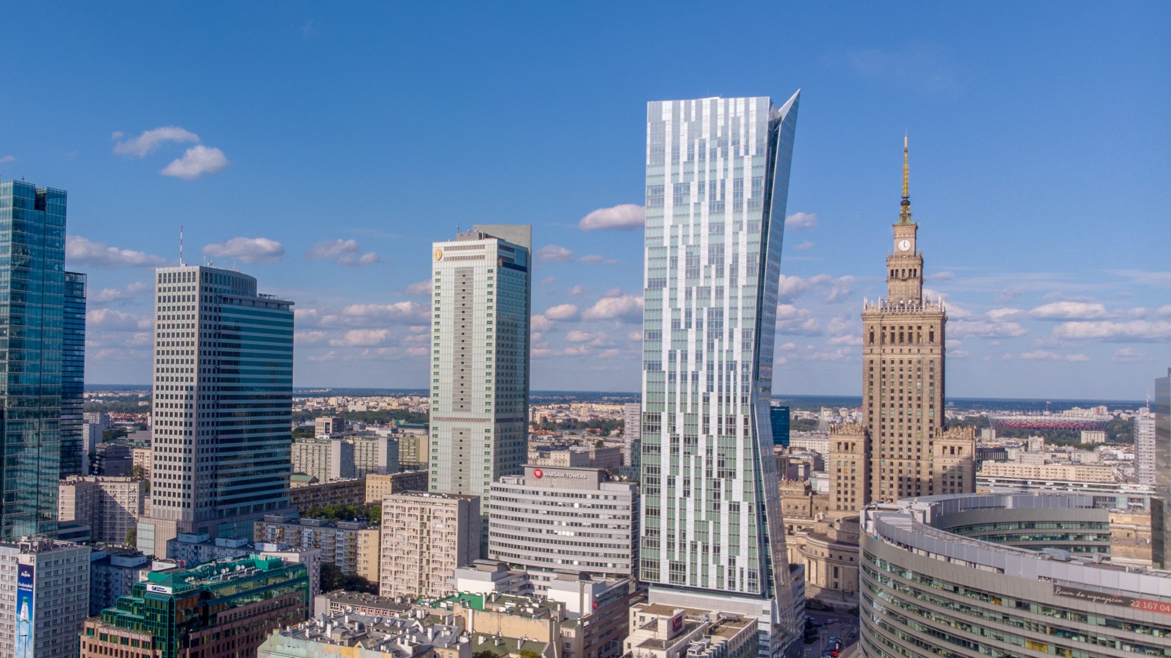 Center of Warsaw and the Old Town