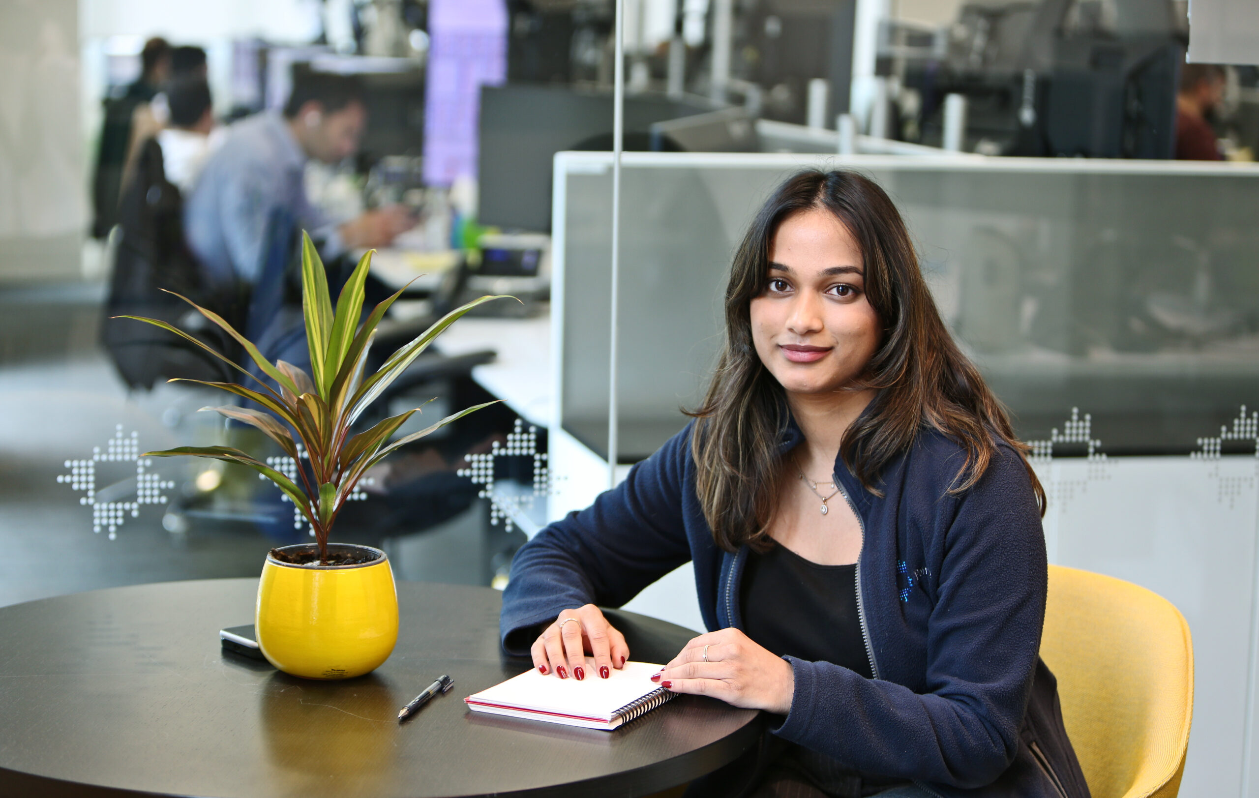 Woman at desk