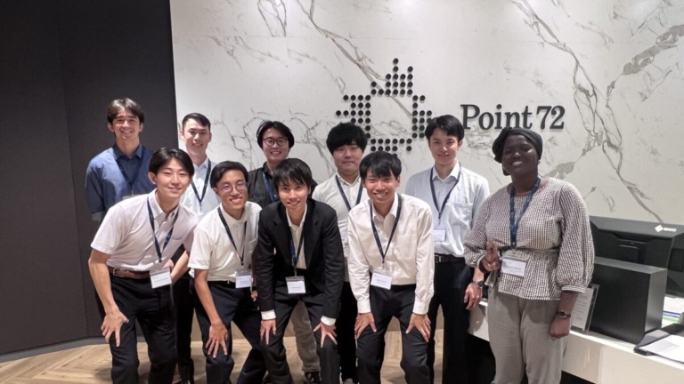 Students posing for a picture