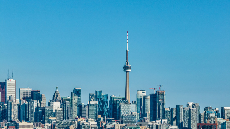 Toronto downtown cityscape