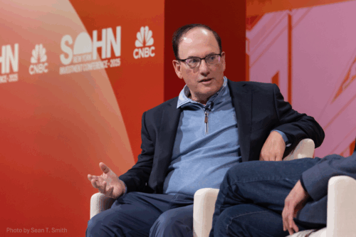 Steve Cohen speaking at the Sohn Investment Conference in NYC.
