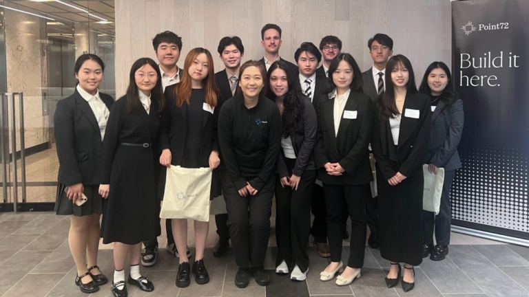 Group of students from case competition