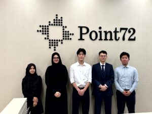 student interns at point72 office in japan