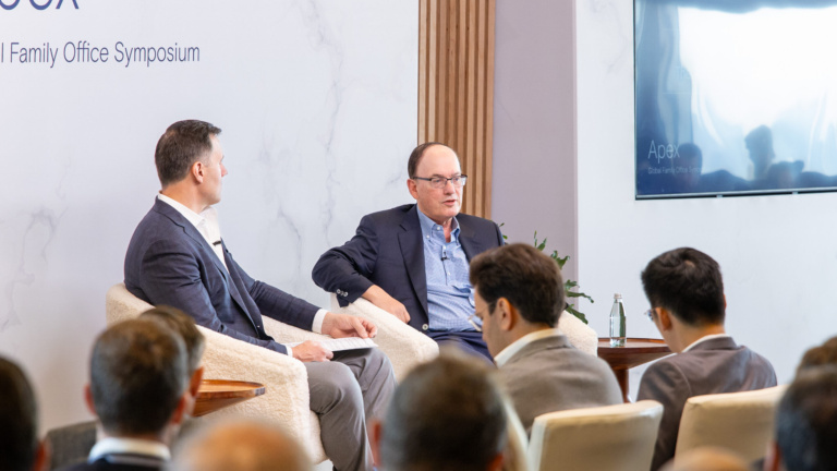 Steve Cohen speaking at a Goldman Sachs conference