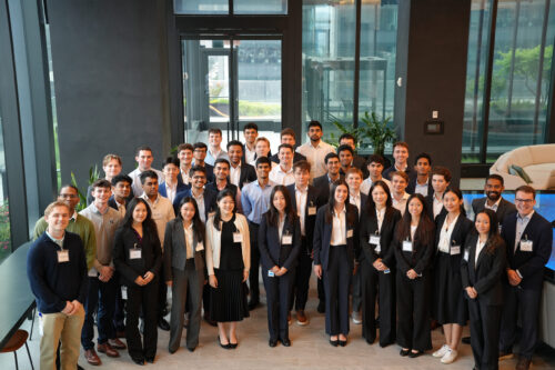 student interns at point72 office in new york