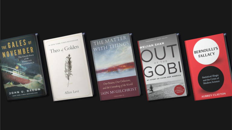 Graphic of book covers