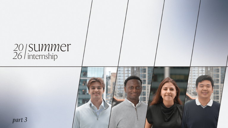 headshot graphic of summer interns